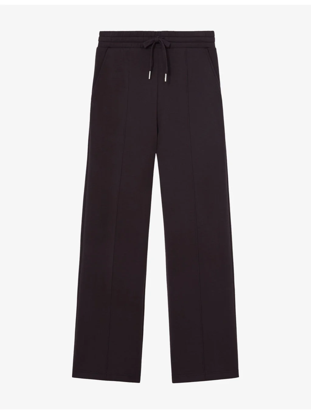 Jemma Elasticated-Waist Wide-Leg Stretch-Jersey Jogging Bottoms - 1