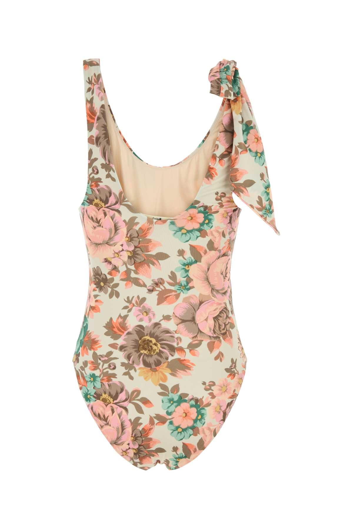 Chloe Women Printed Stretch Nylon Swimsuit - 2