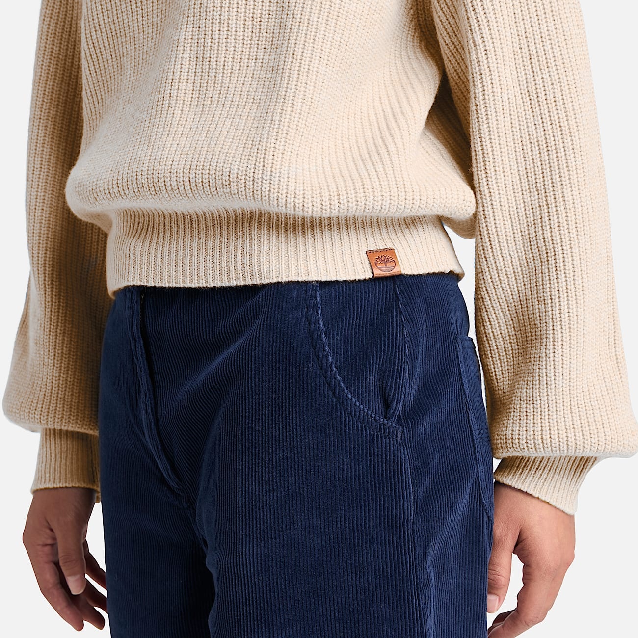 Women's Wool Blend Crew Sweater - 4