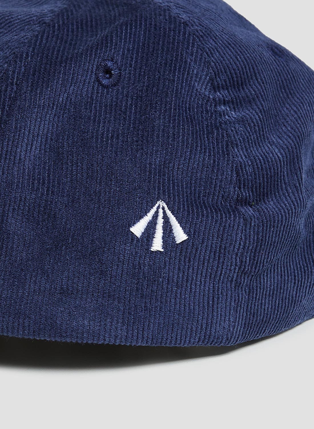 Corduroy Embroidered Cap in Navy - 2