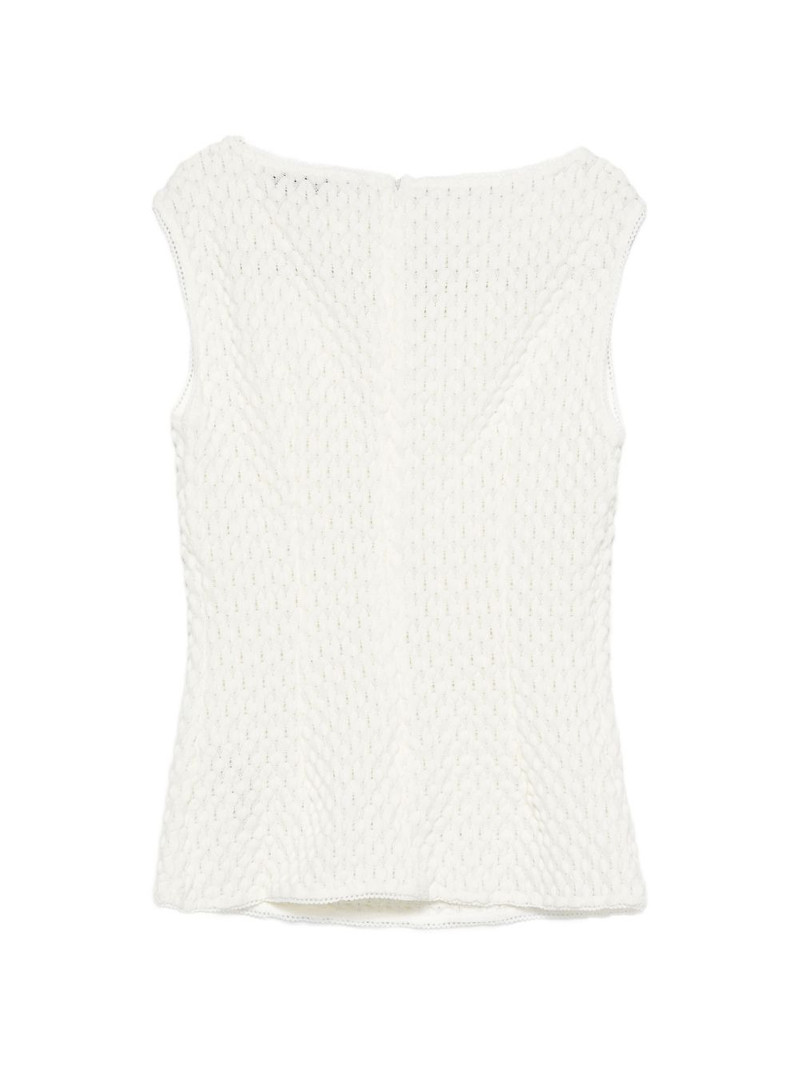 STINE GOYA textured sleeveless vest outlook