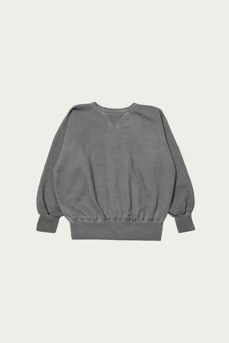 TAIGA TAKAHASHI Lot. 603 Sweat Shirt - Charcoal Dyed Grey outlook
