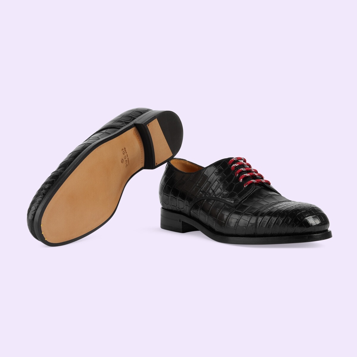 Men's crocodile lace-up - 6