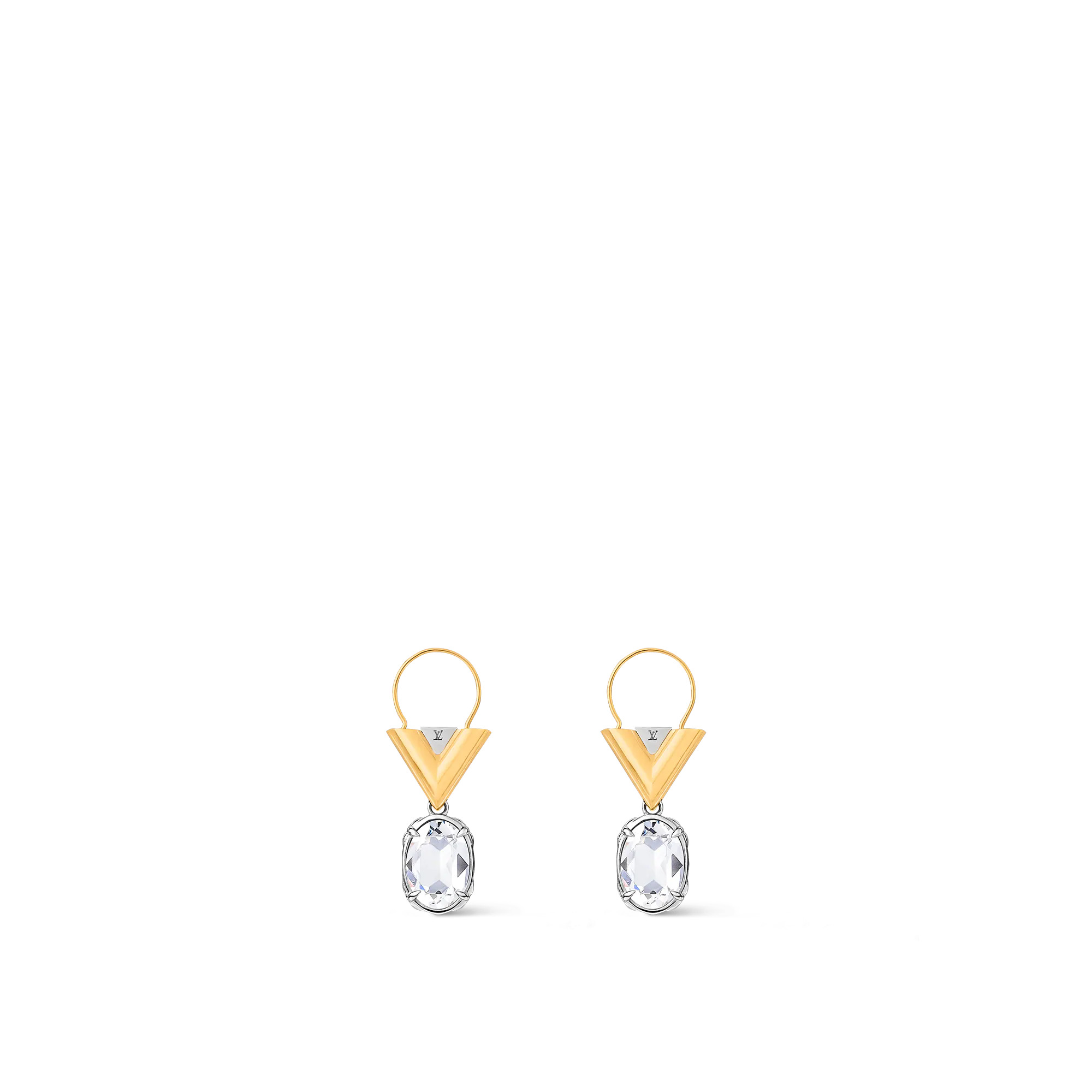 V for Vuitton Earrings - 1