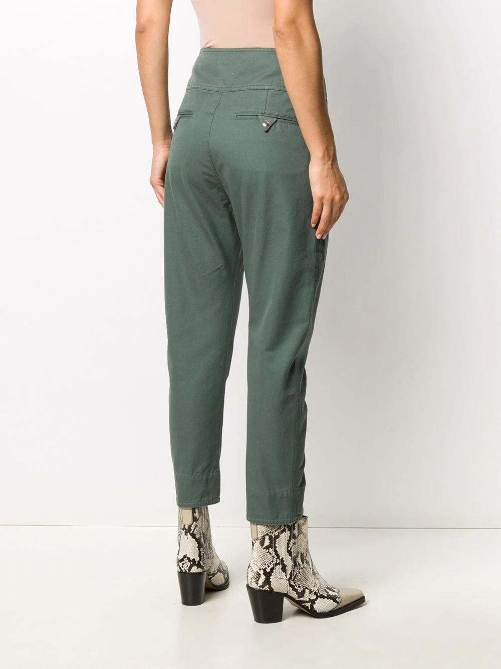 high-rise cropped trousers  - 4