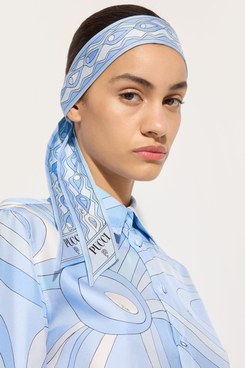 PUCCI MIXED PRINT SILK TWILL SCARF outlook
