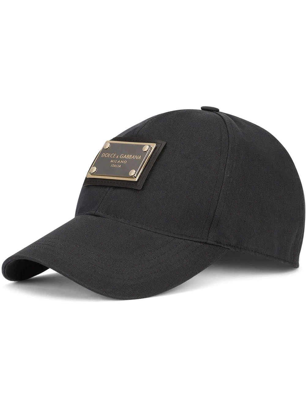 logo-plaque baseball cap - 1