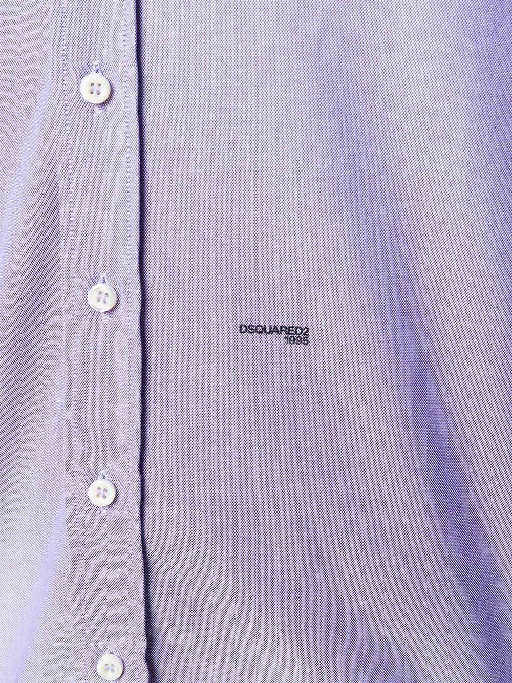 logo button-down shirt - 5