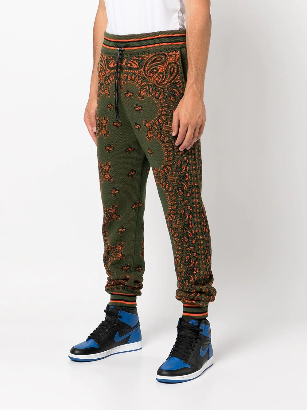 paisley-print track pants - 3