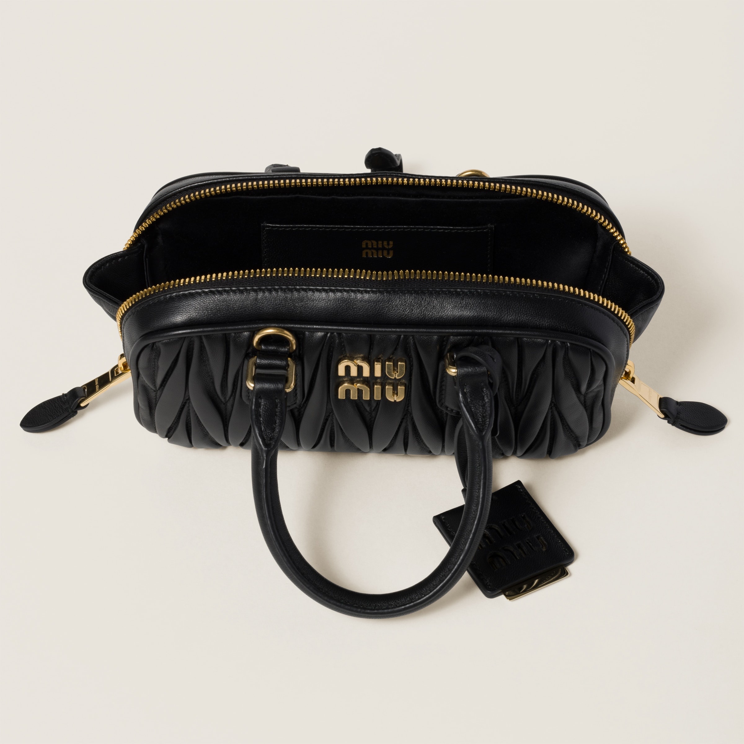 Arcadie matelassé nappa leather mini-bag - 4