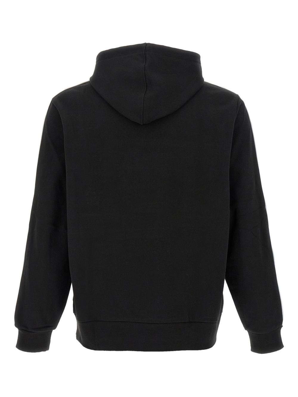 tape-trimmed cotton hoodie - 2