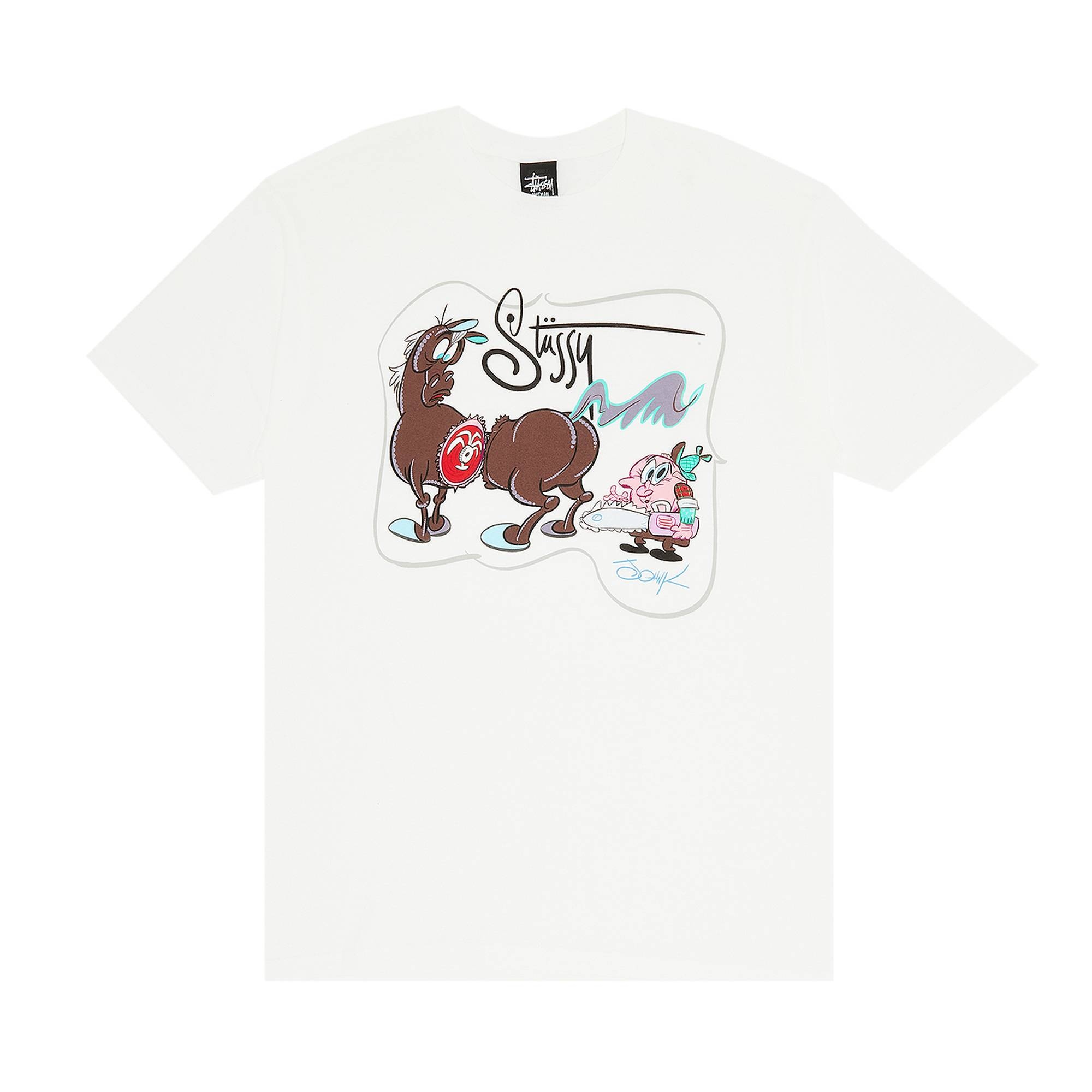 Stussy John K Horse Tee 'White' - 1