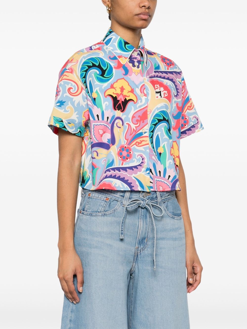 paisley-print shirt - 3