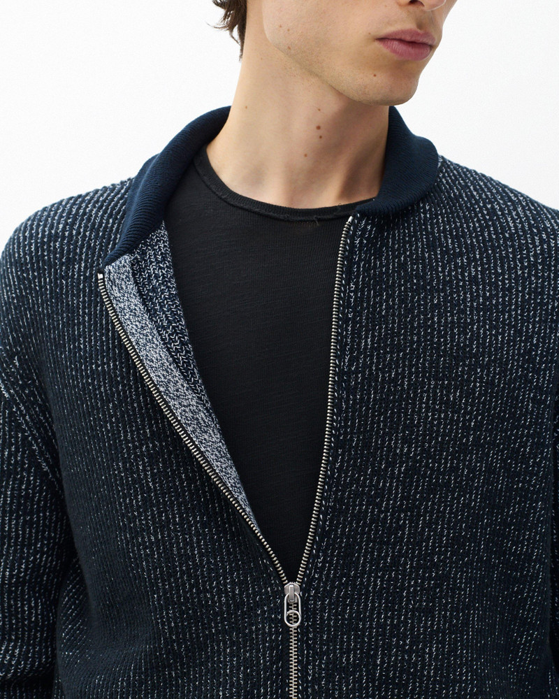 Simon Full-Zip Bomber Sweater 5