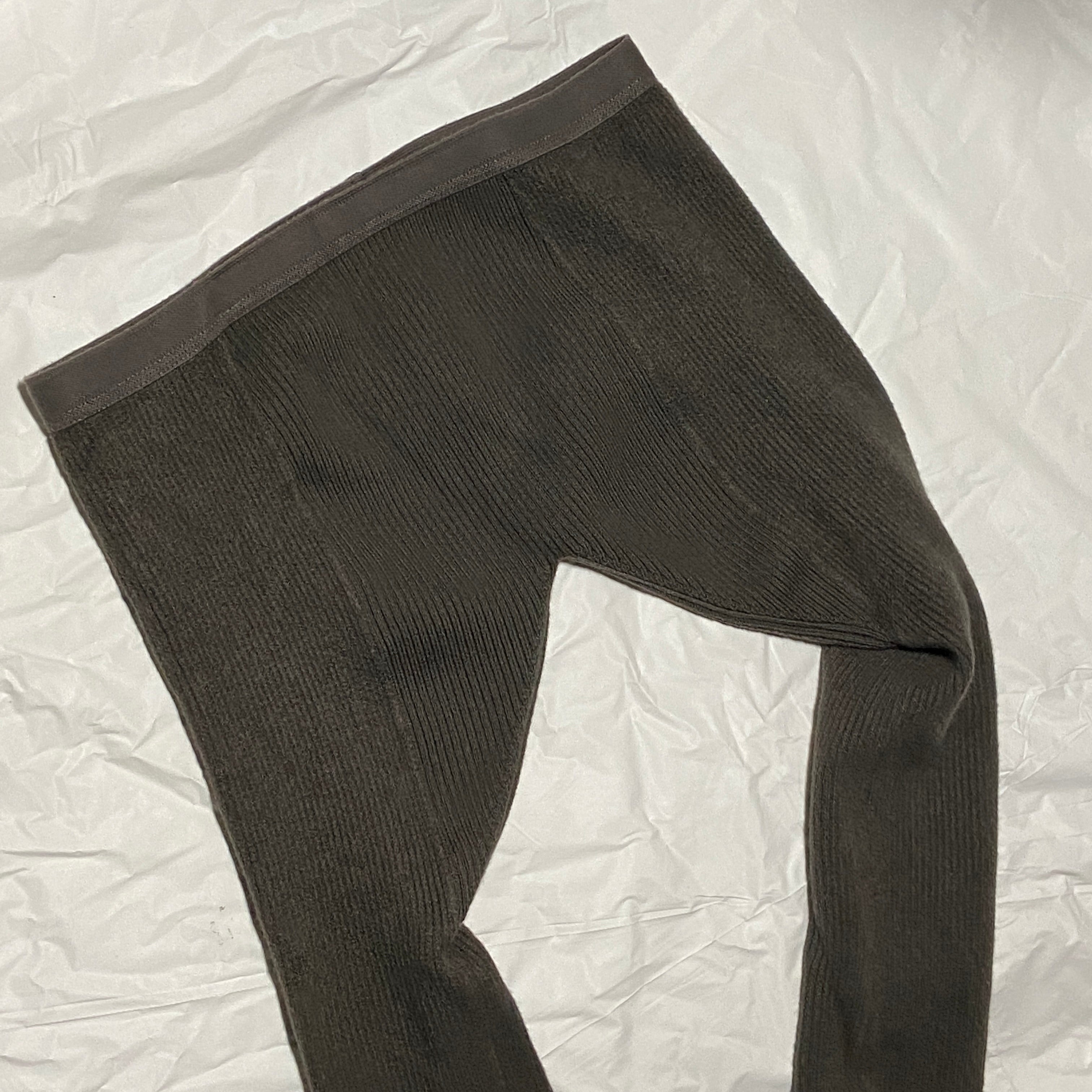 Rick owens wool thick knitted leggings XS - 5