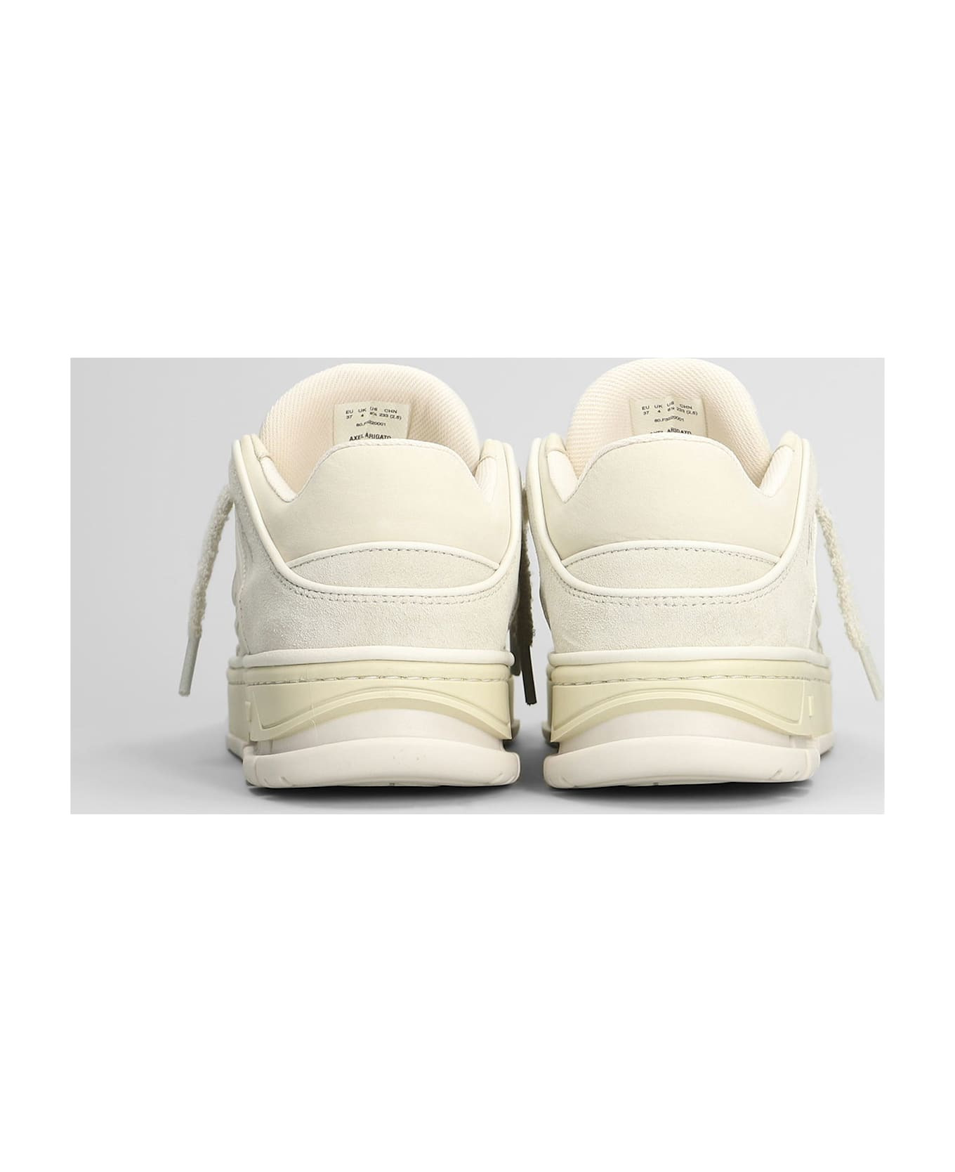Area Lo Sneaker Sneakers In Beige Suede And Leather - 4