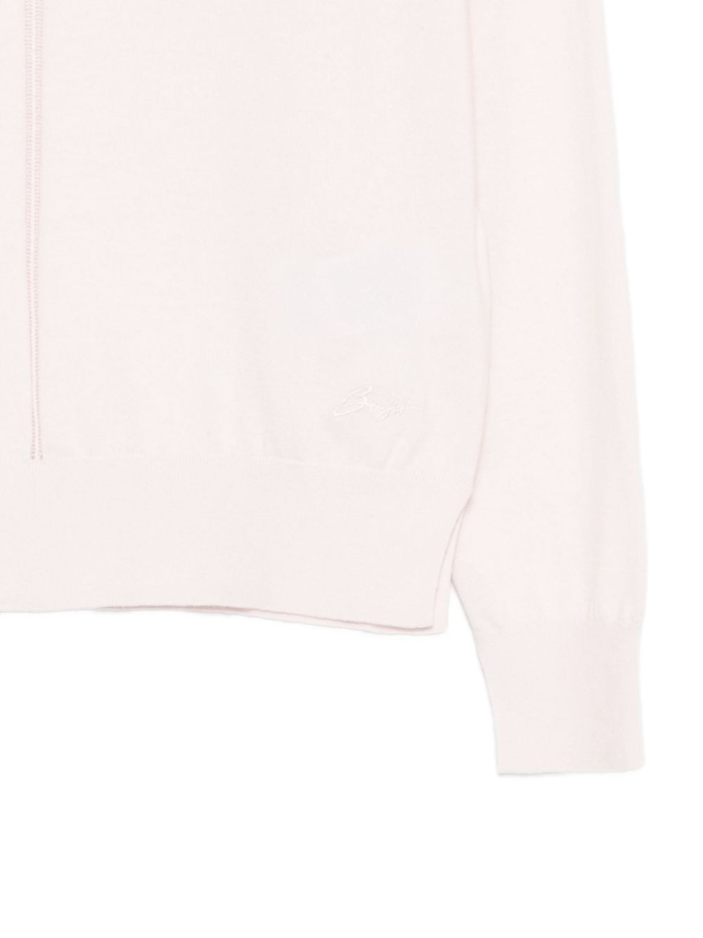 turtleneck front-detail sweater - 3