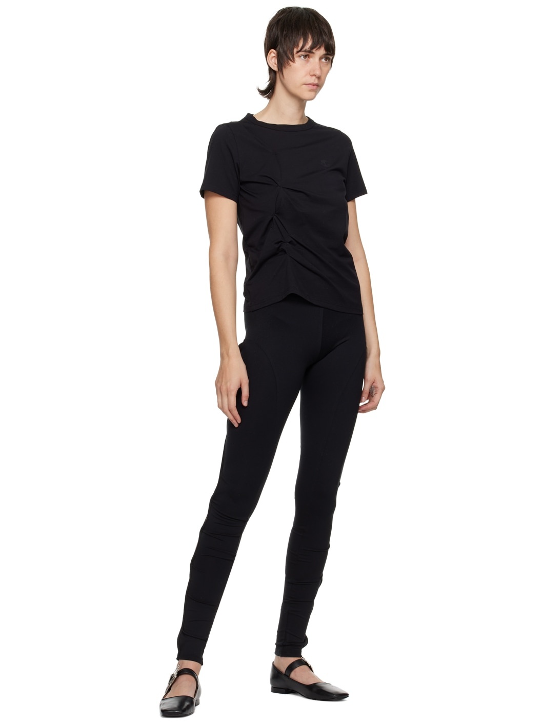 Black Vented Leggings - 4