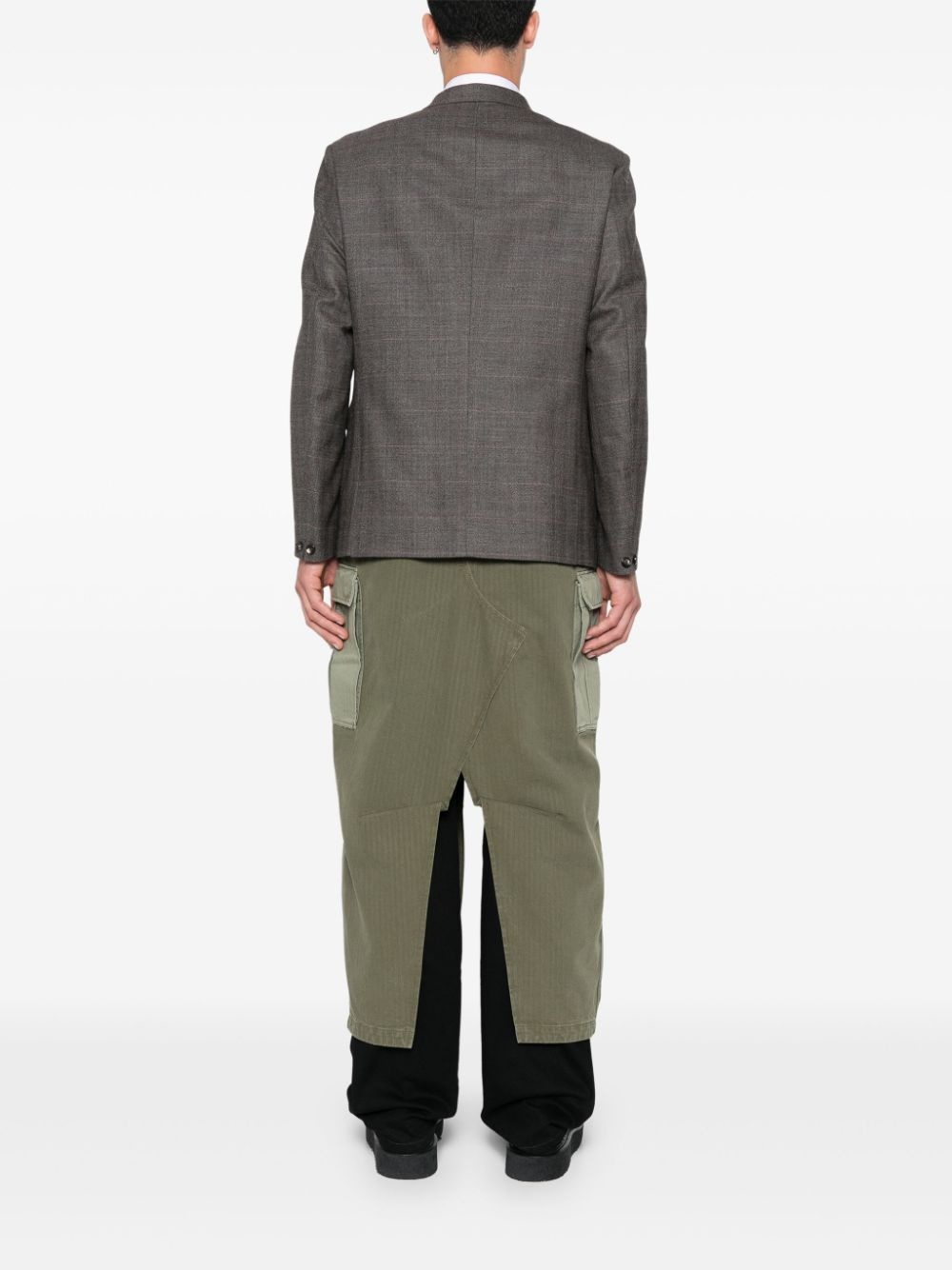 panelled coat - 4
