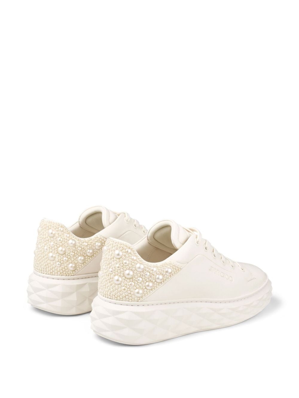 Diamond Maxi pearl-embellished sneakers - 3
