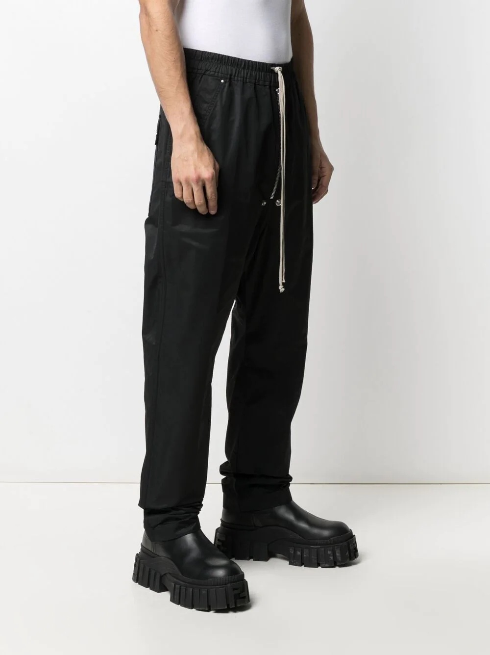 elasticated lightweight trousers - 3