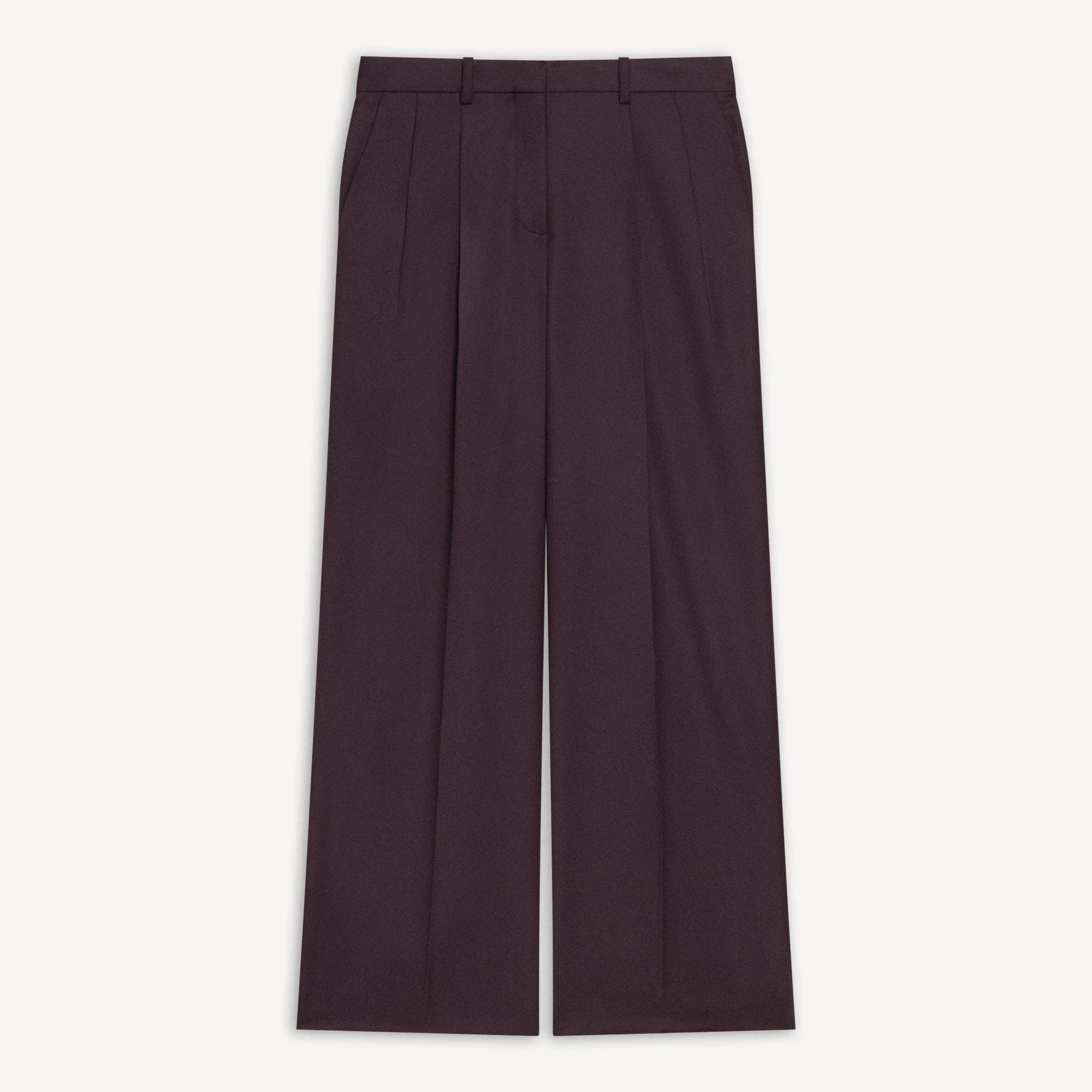 Classic Straight Pant in Sleek Flannel - 1