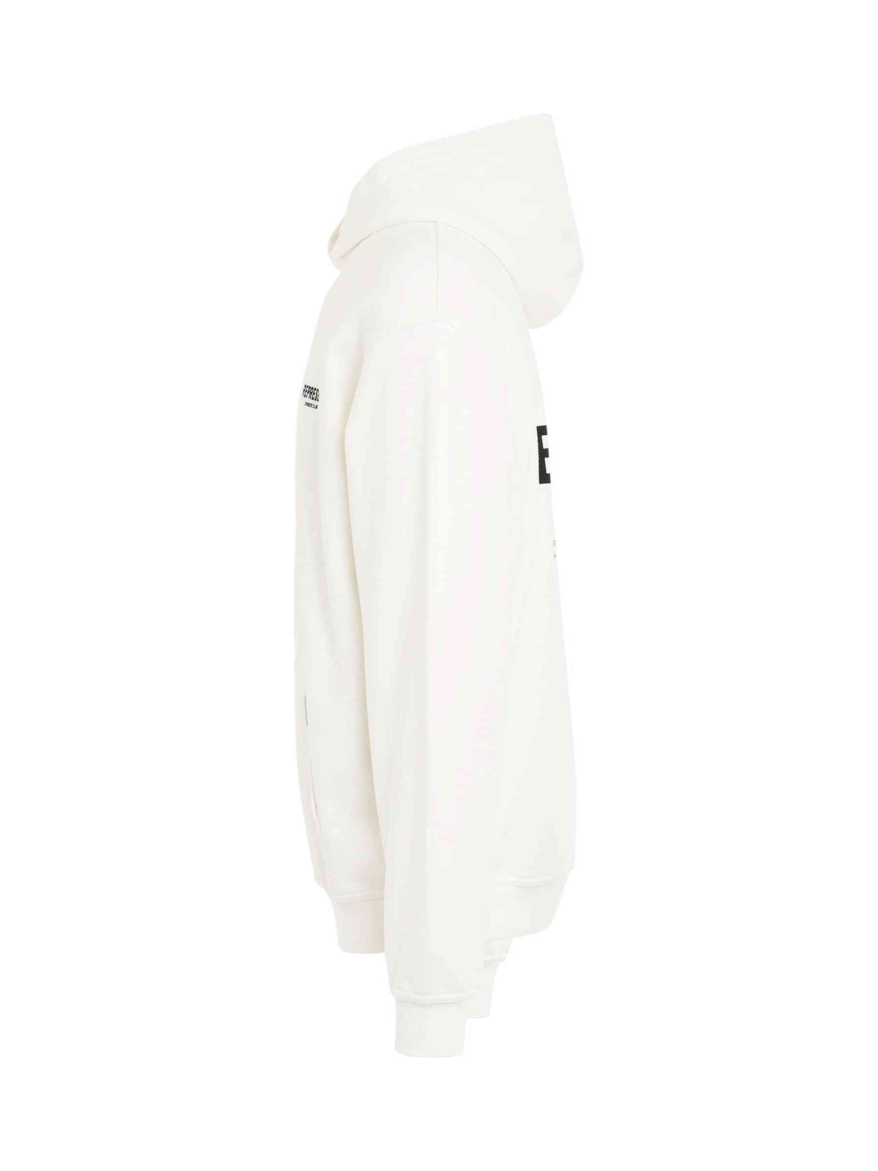 New Represent Owners Club Hoodie in Flat White - 3