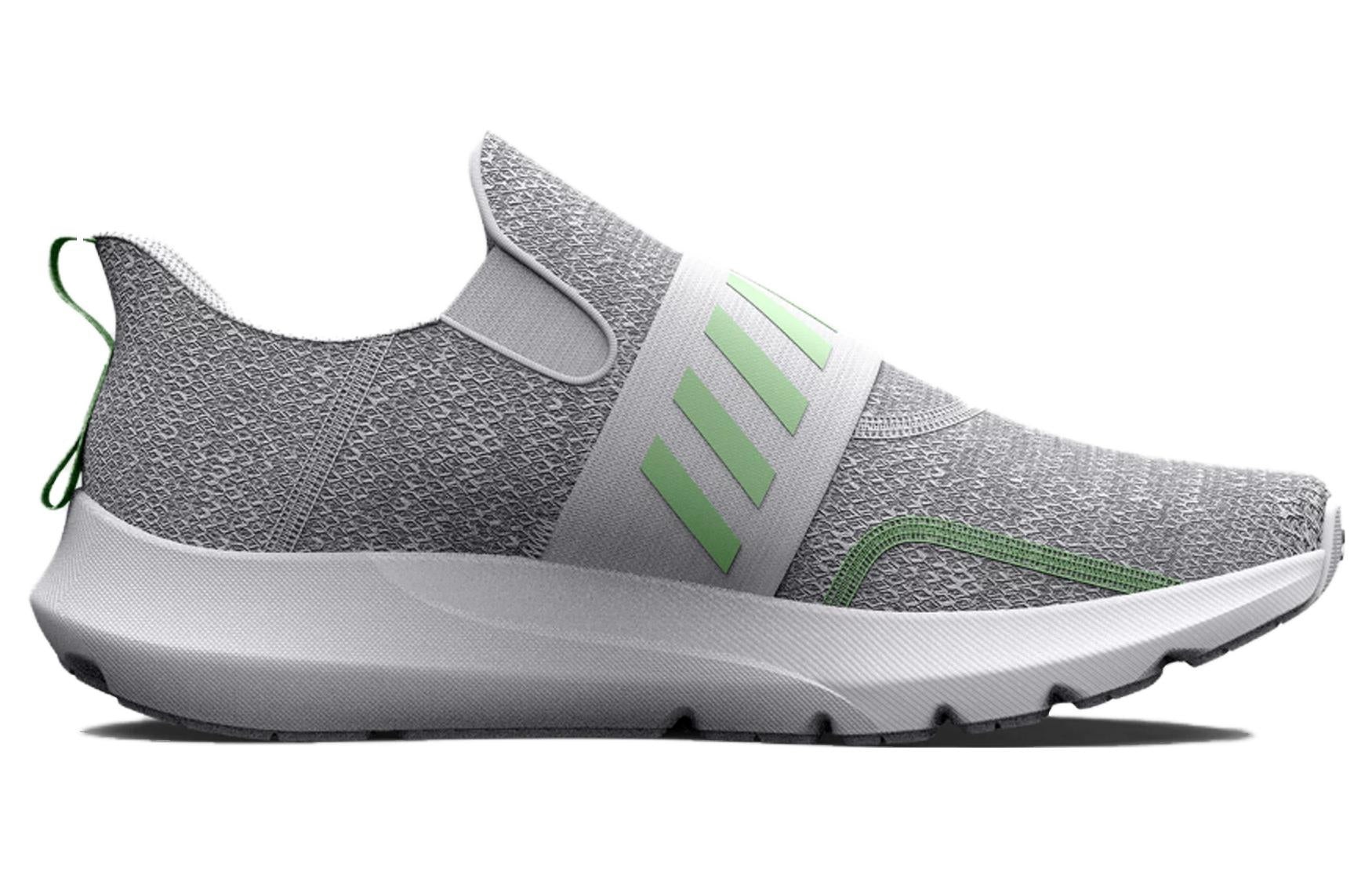(WMNS) Under Armour Surge 3 Slip Running Shoes 'White Aqua Foam' 3026507-101 - 2
