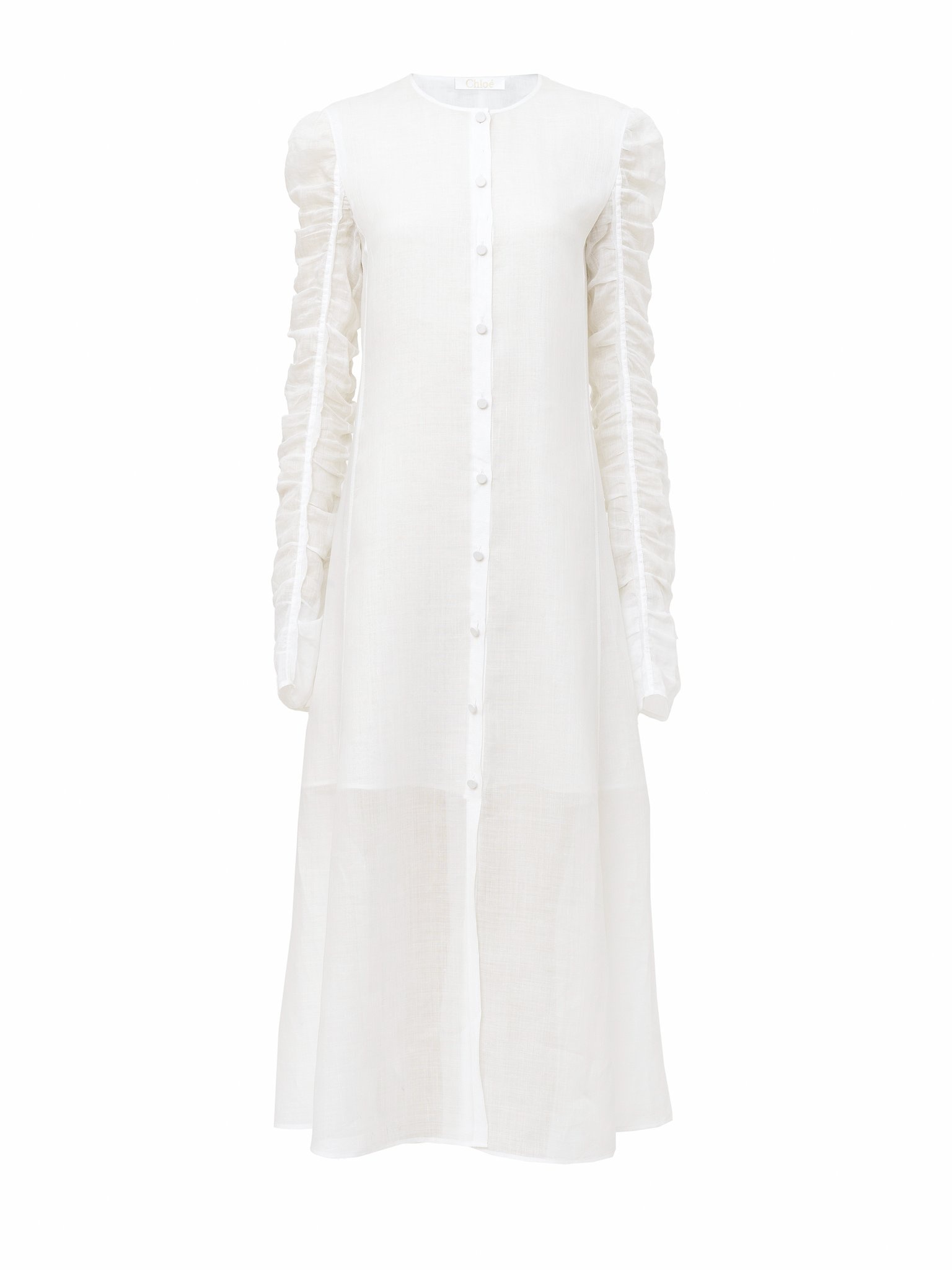 LONG SHIRT DRESS - 1
