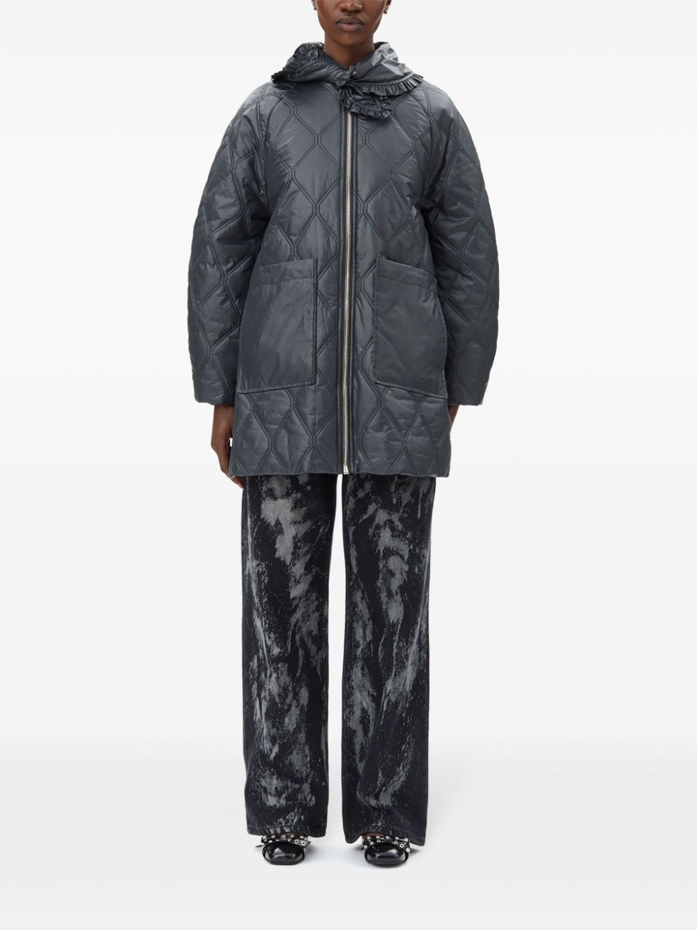 Quilted short jacket - 6