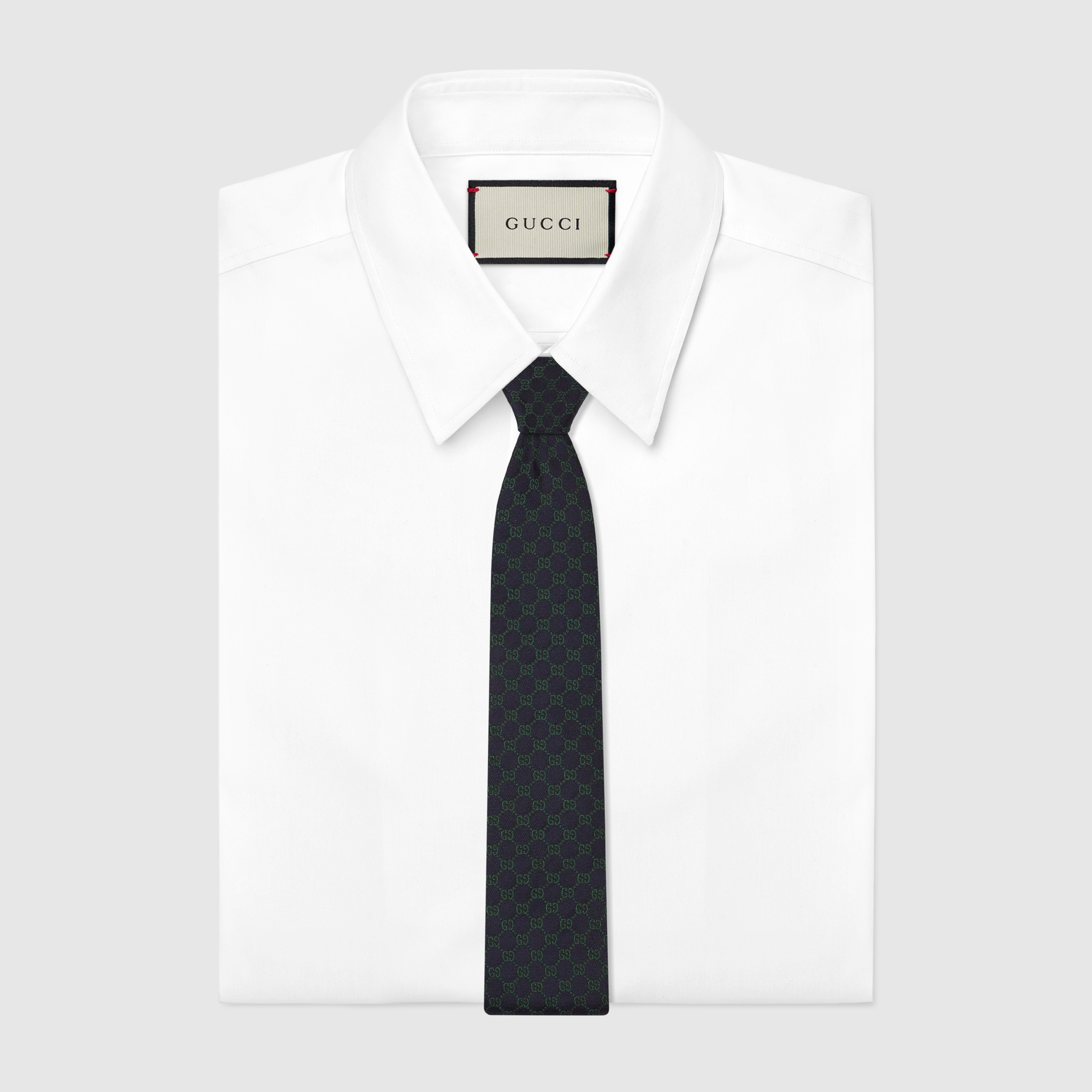 GG silk jacquard tie - 2