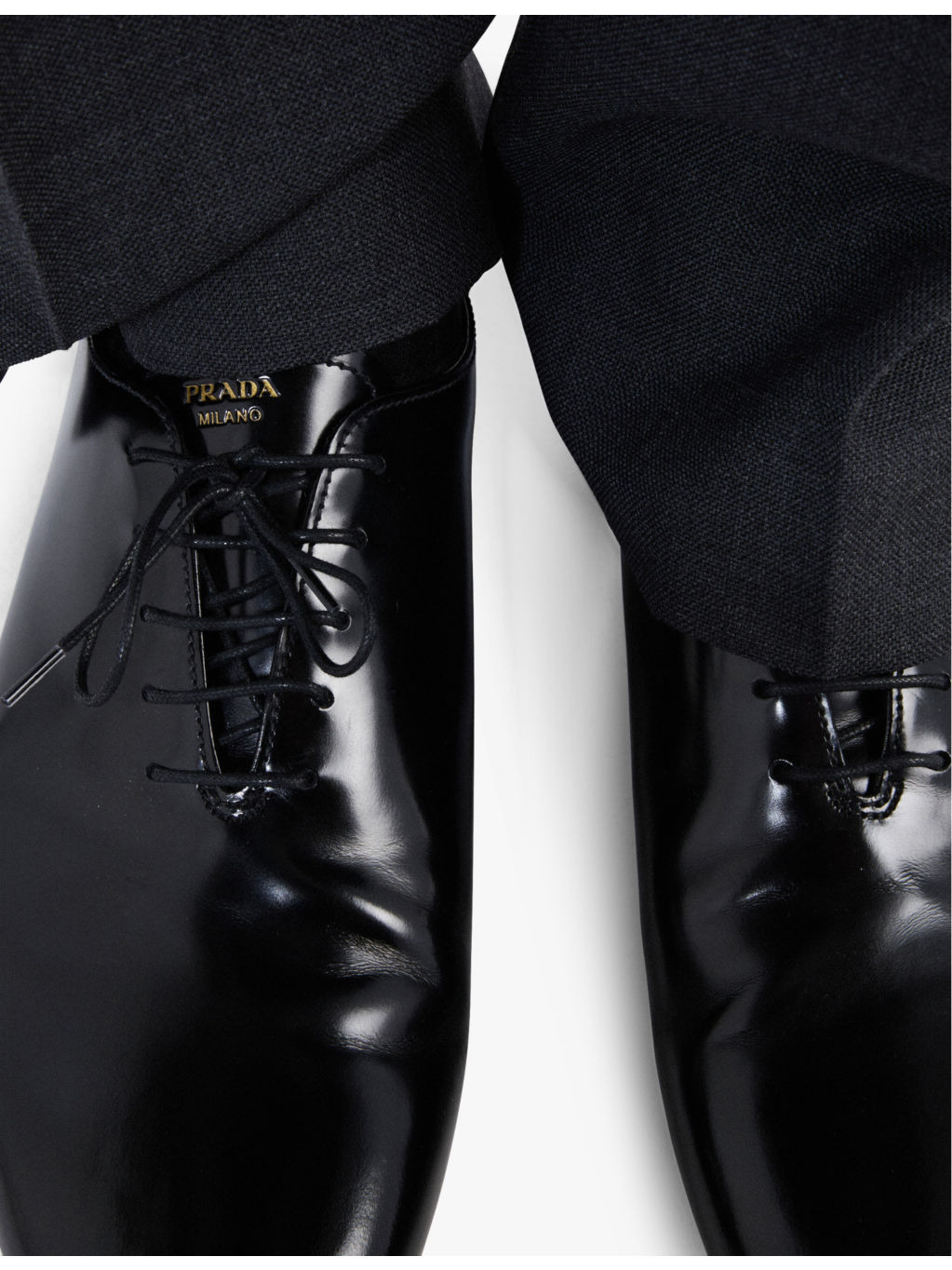 Branded brushed leather brogues - 5