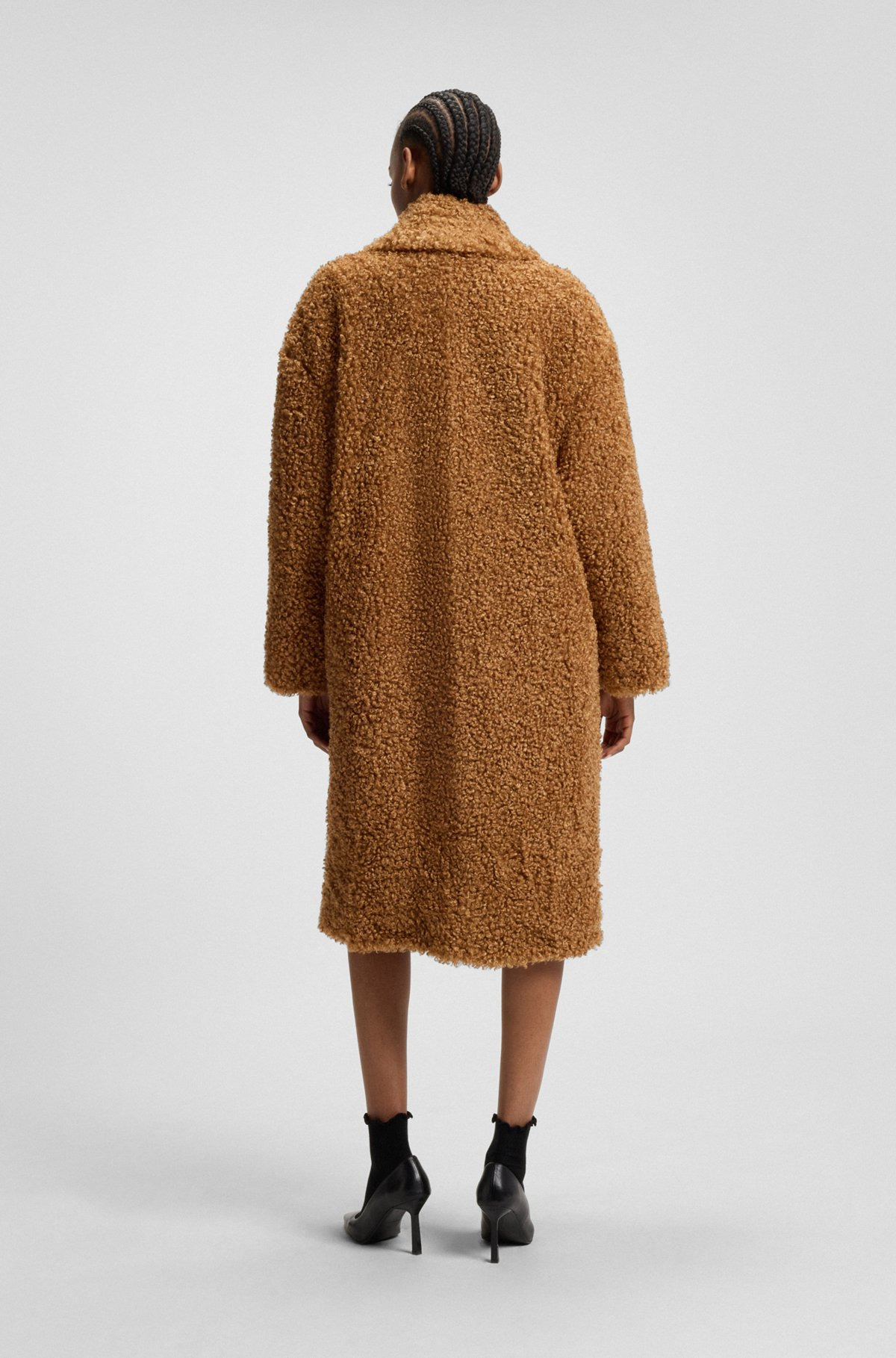 OVERSIZE-FIT COAT IN FAUX FUR - 4