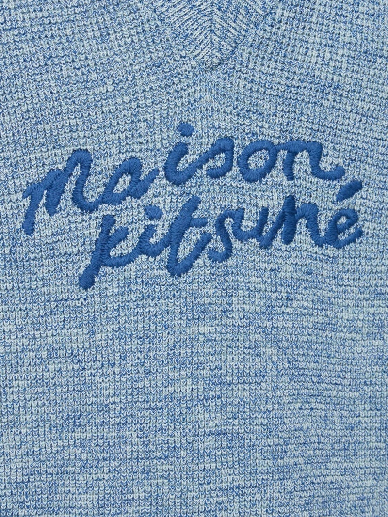 Maison Kitsuné handwriting oversize vest - 4
