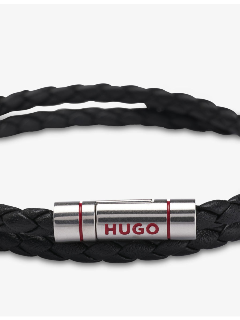 Double-Cuff Braided-Leather Bracelet - 3