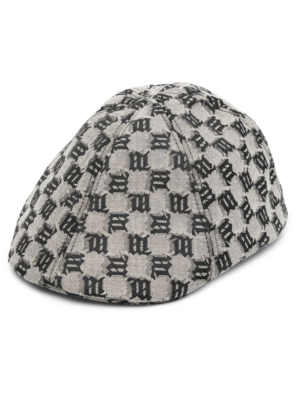 monogram-print driving cap - 1