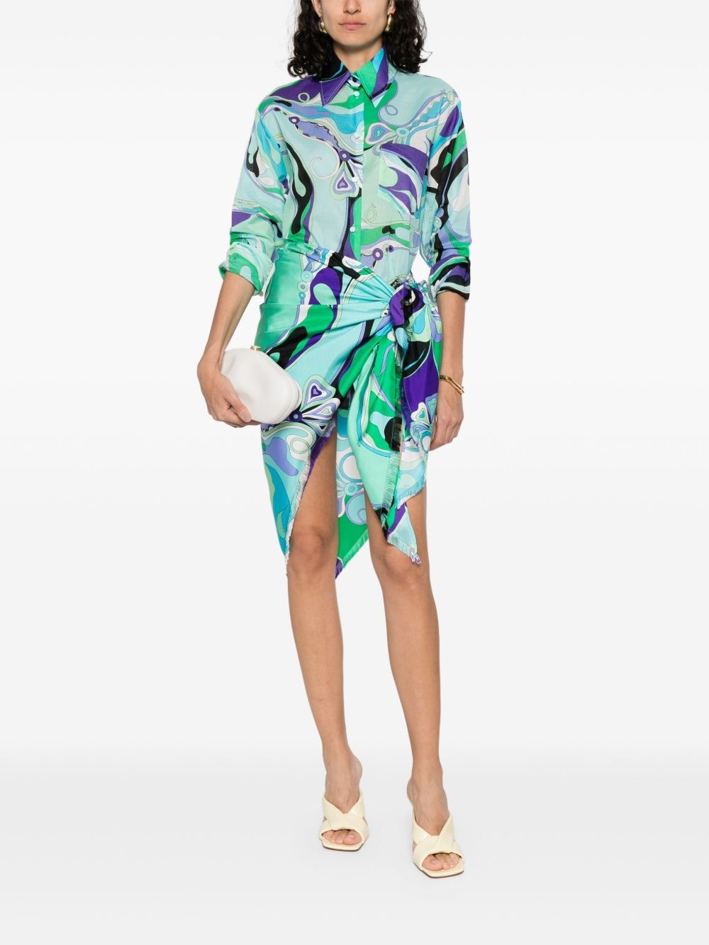 Orchidee-print shirt - 2