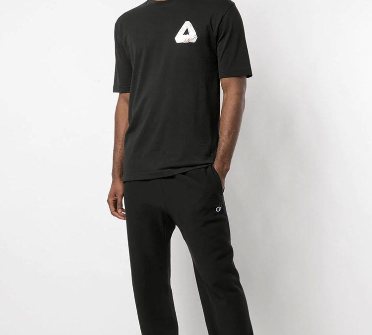 Men's PALACE Terminator Back Printing Short Sleeve Black P16TS164 - 5