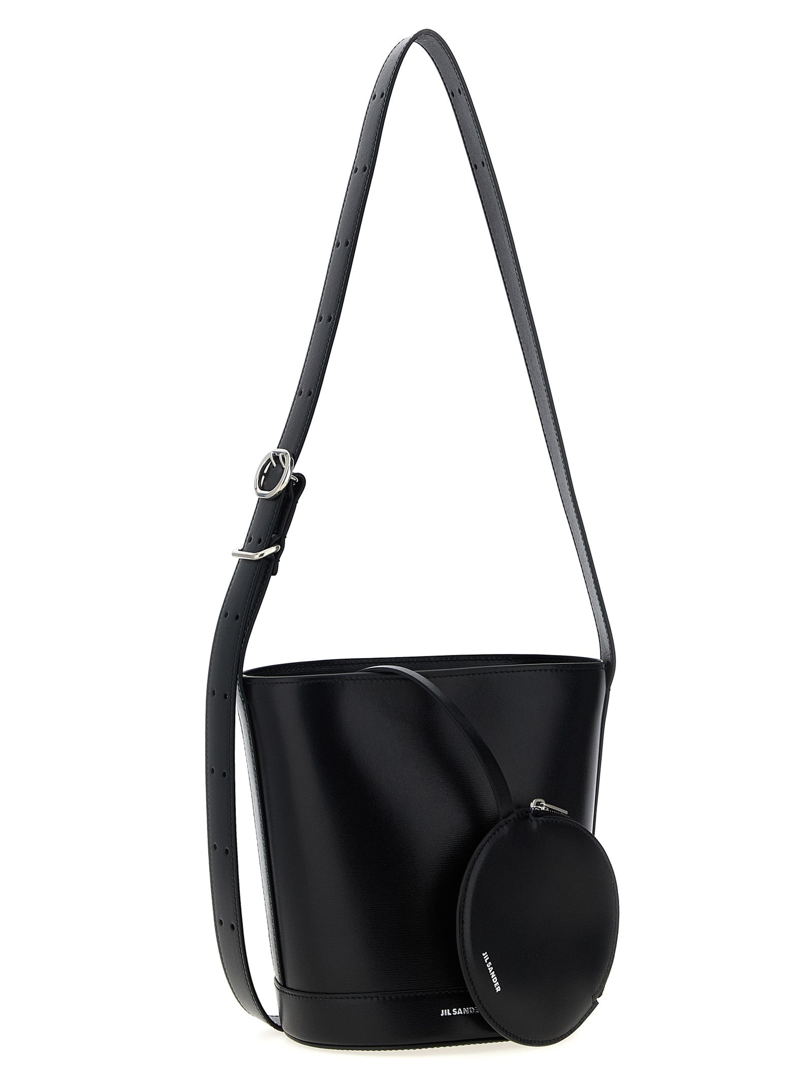 Cannolo Bucket Shoulder Bags Black - 3