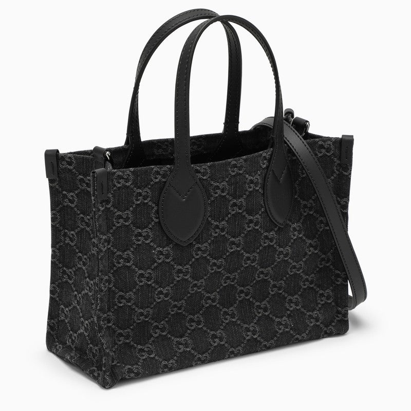 Gucci Medium Ophidia Black/Grey Shopping Bag Women - 2