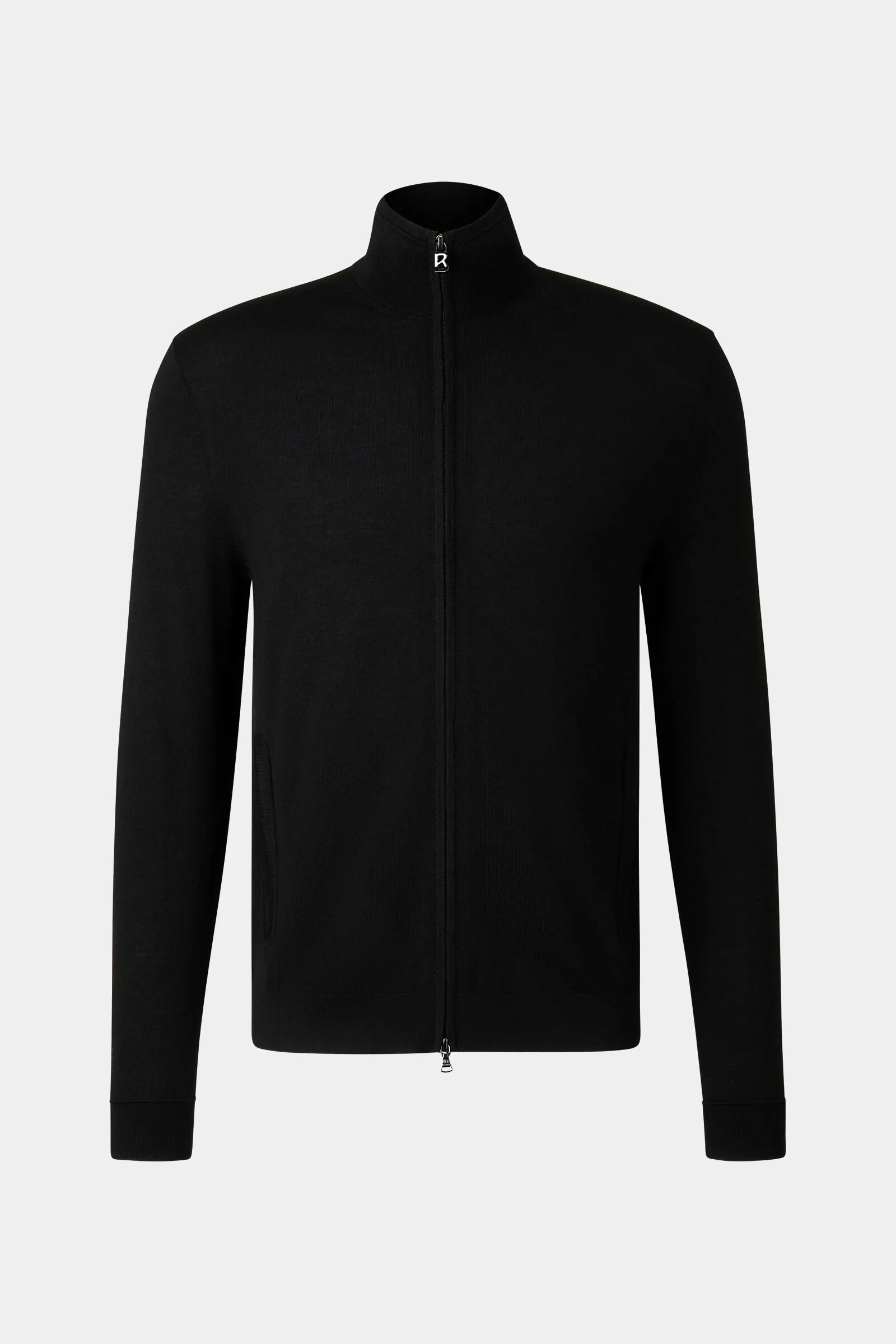 Knit jacket Oscar in Black - 1