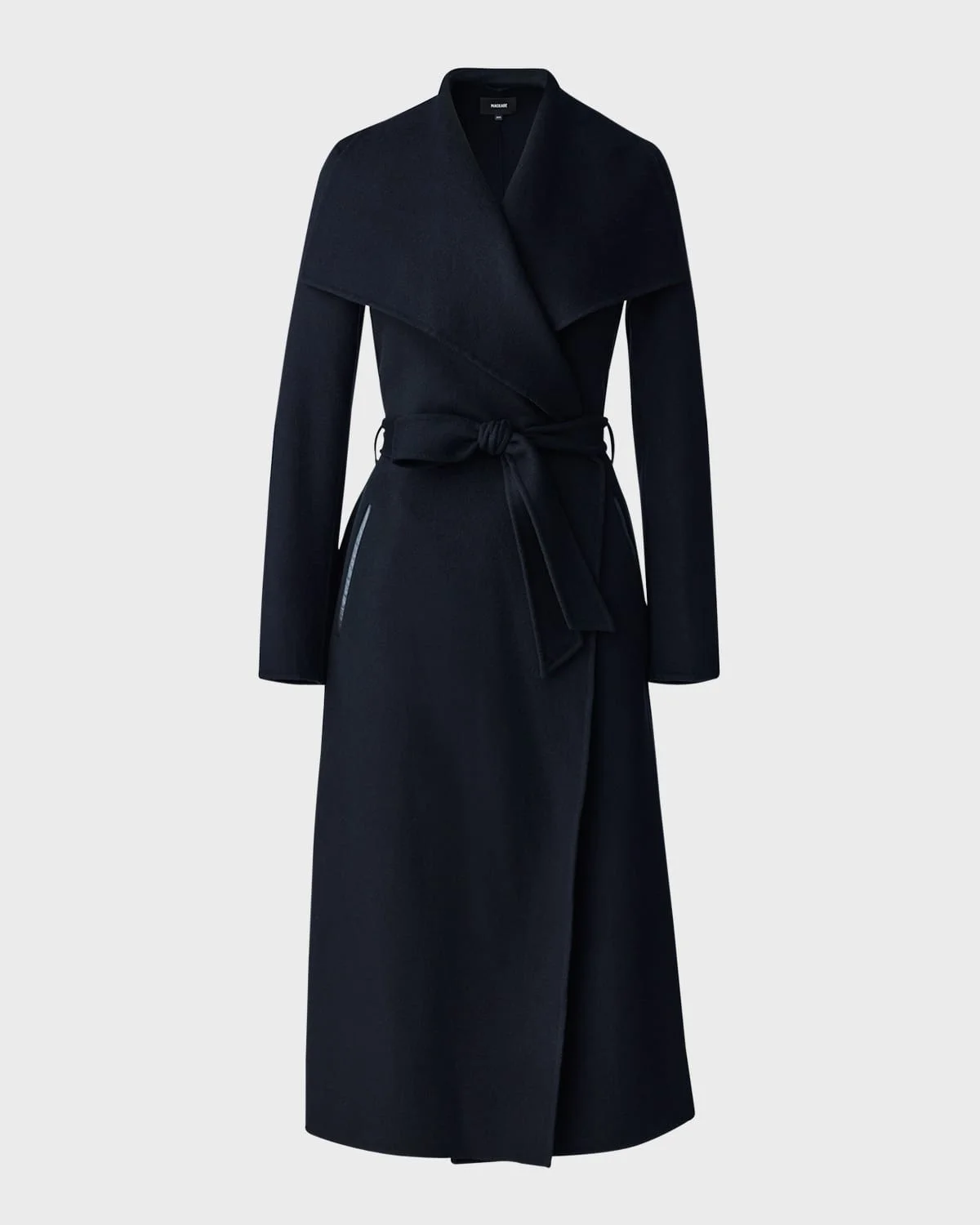 Mai Wool Belted Wrap Coat - 1