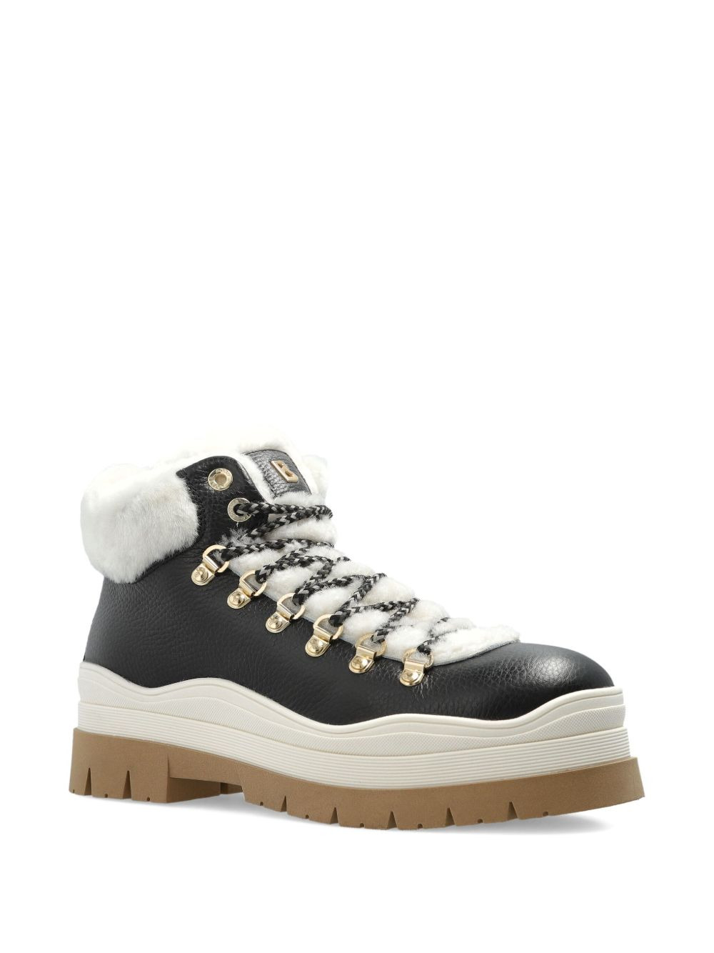 Arosa lace-up shearling trainers - 2