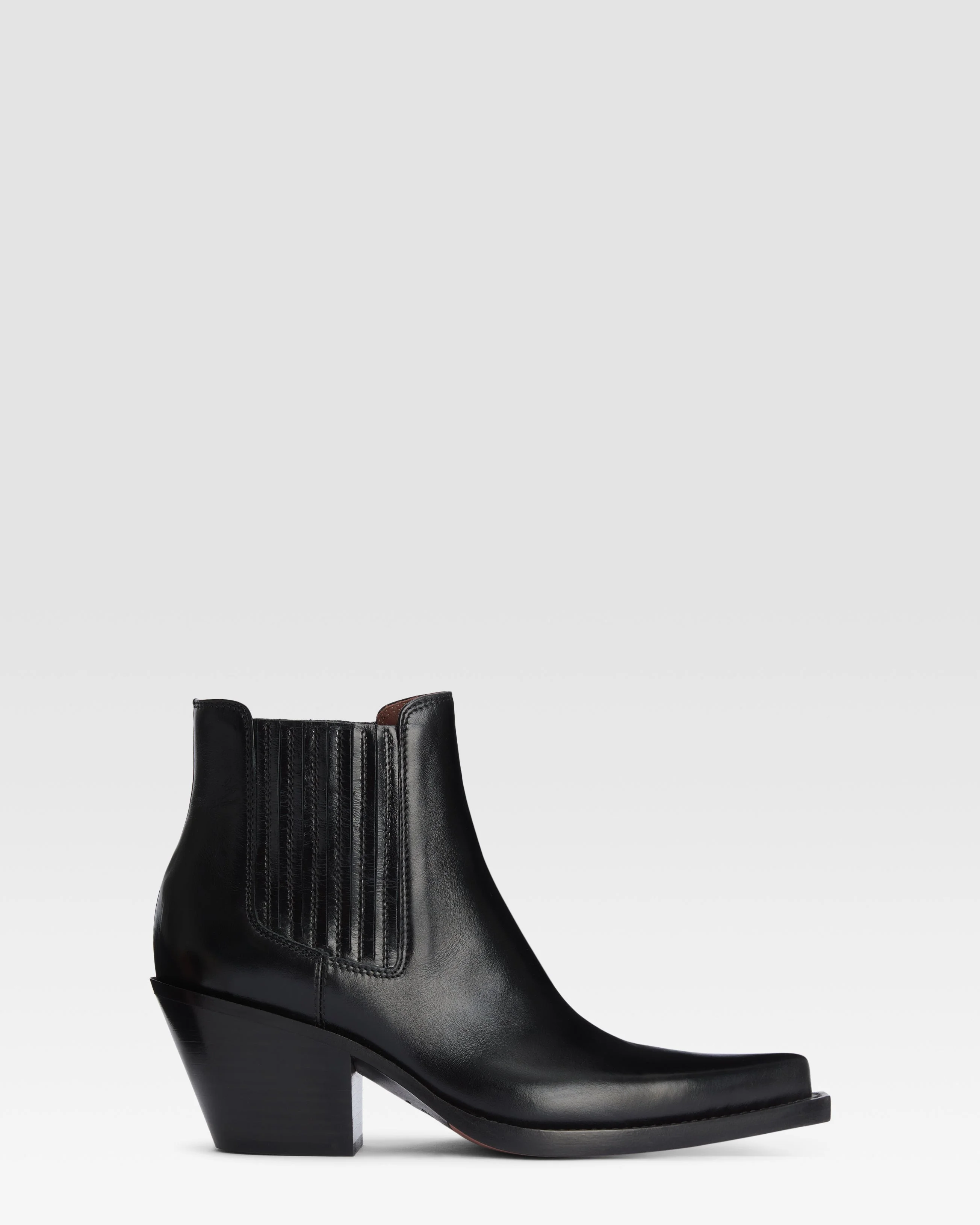 Patent leather ankle boot - 1