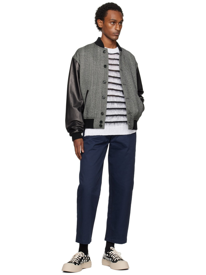 Marni White Stripe Sweater outlook