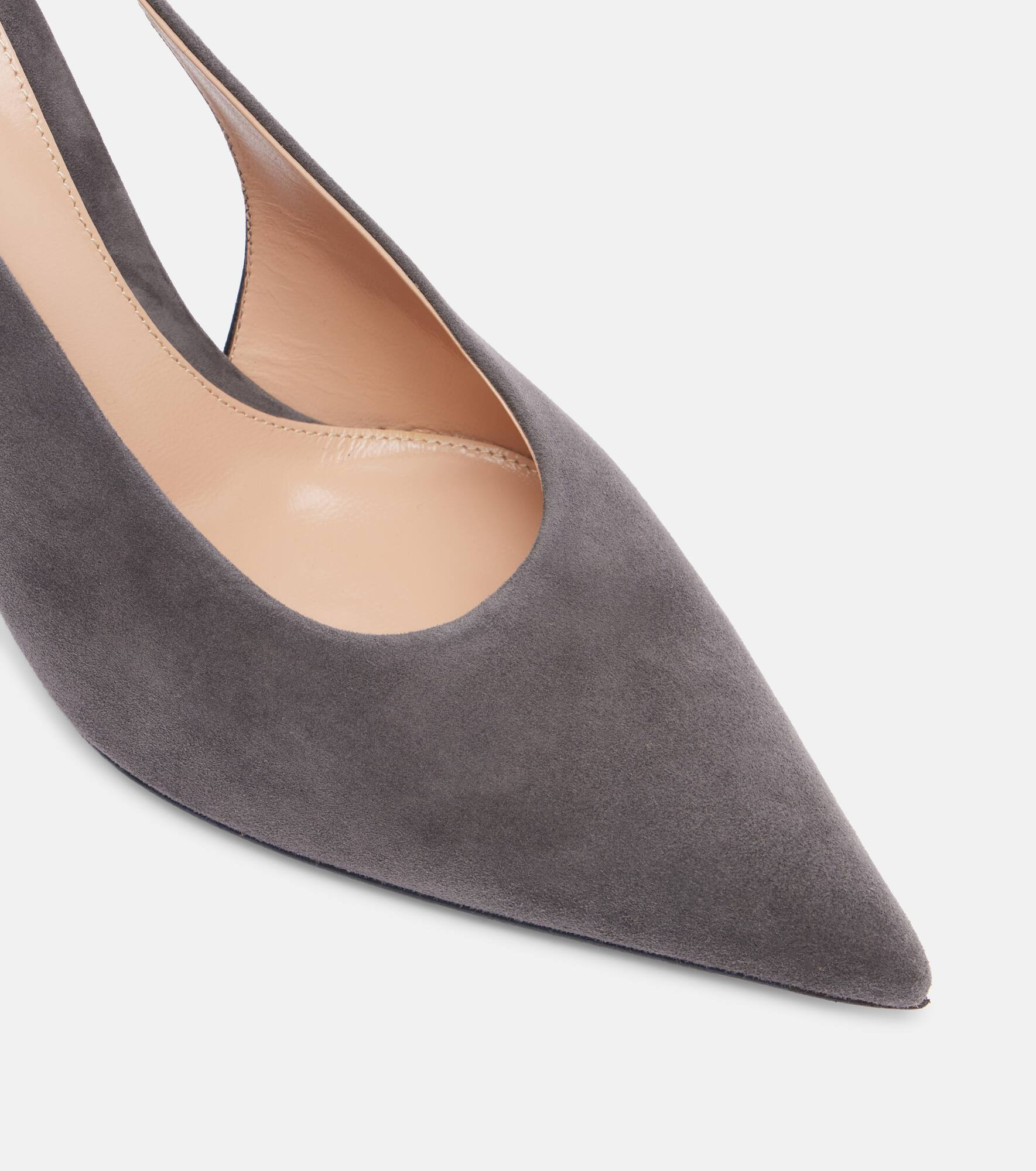Robbie 85 suede slingback pumps - 5