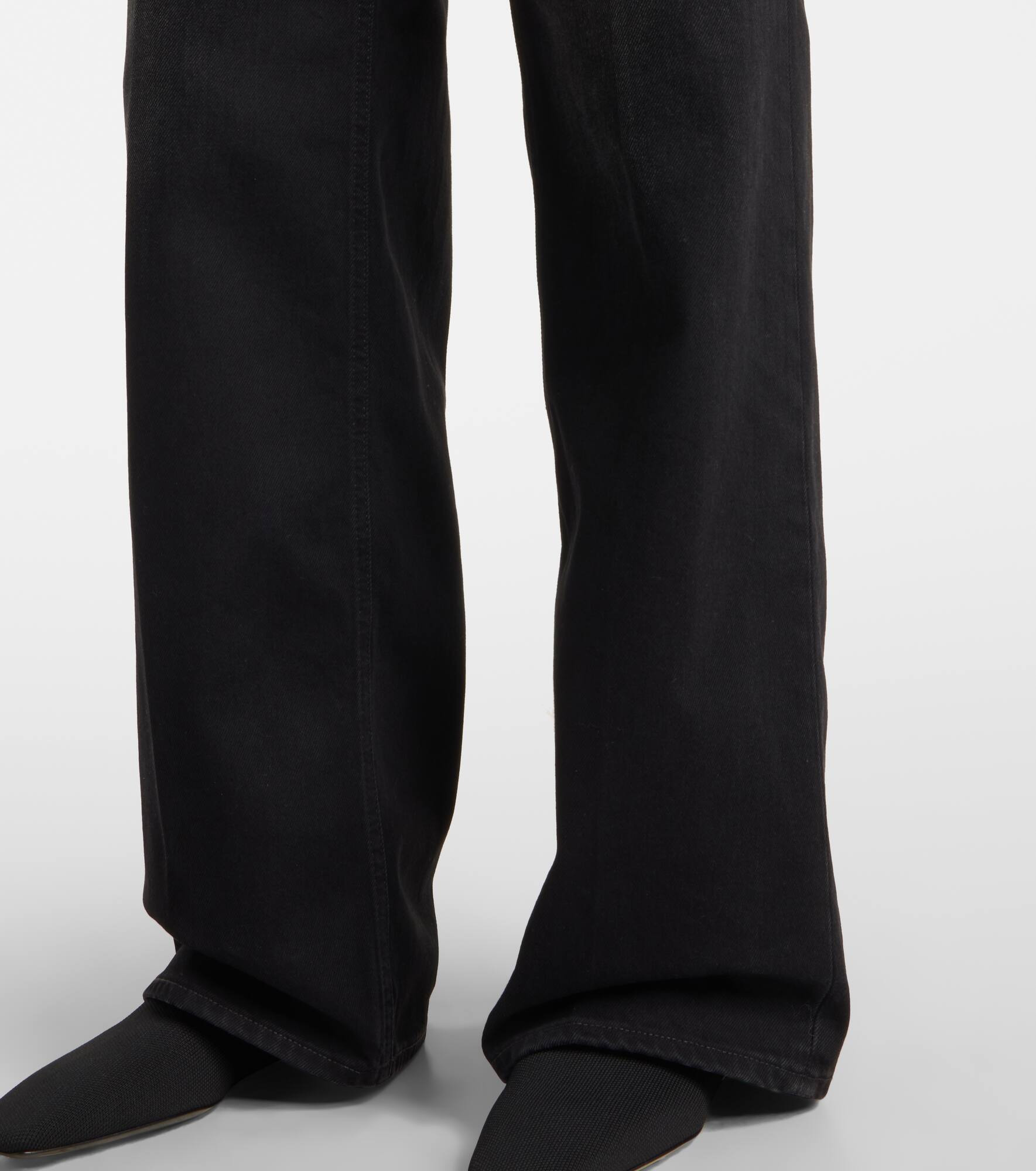 High-rise wide-leg jeans - 5