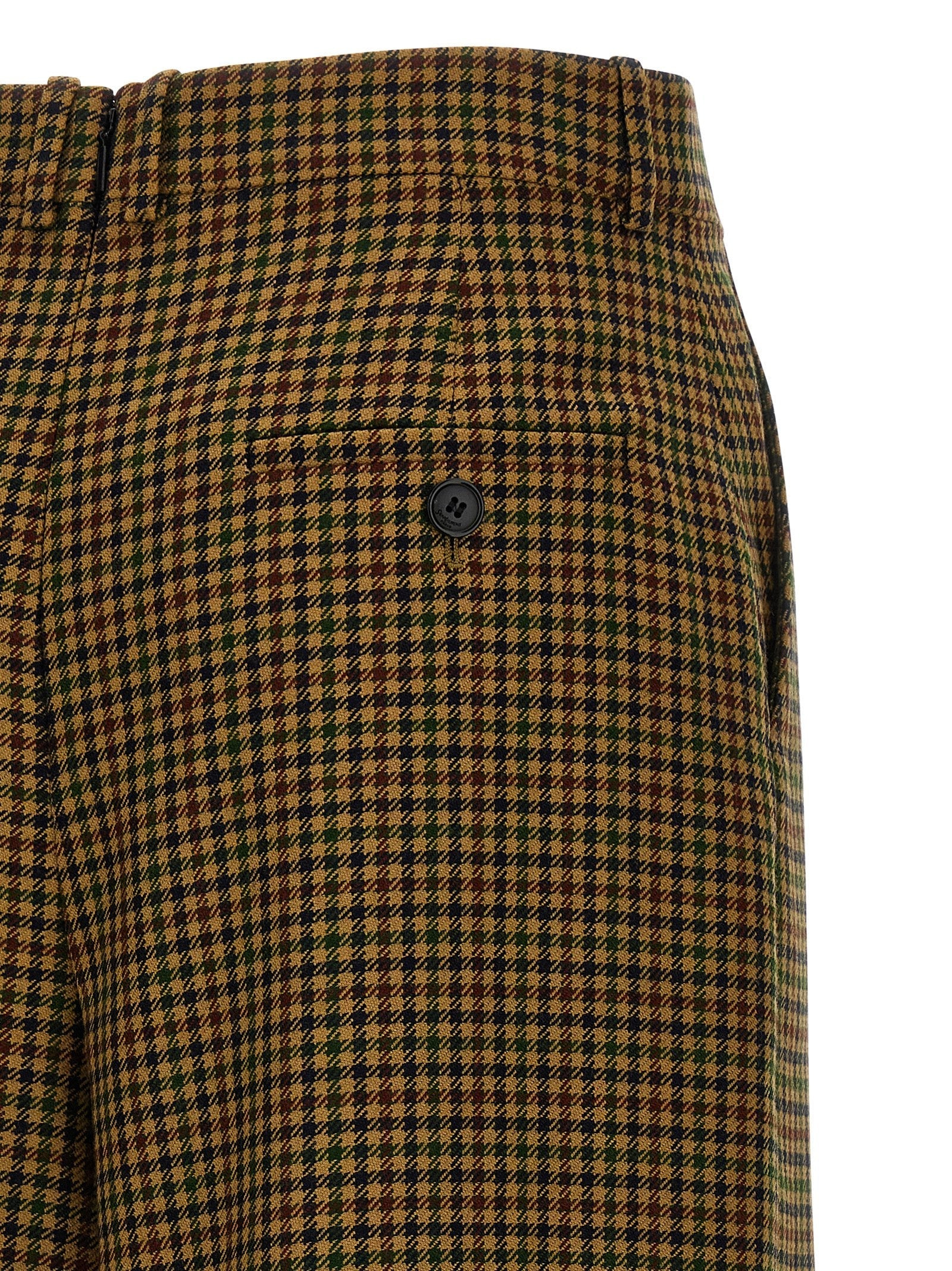 Saint Laurent Women Pied De Poule Pant Skirt - 4