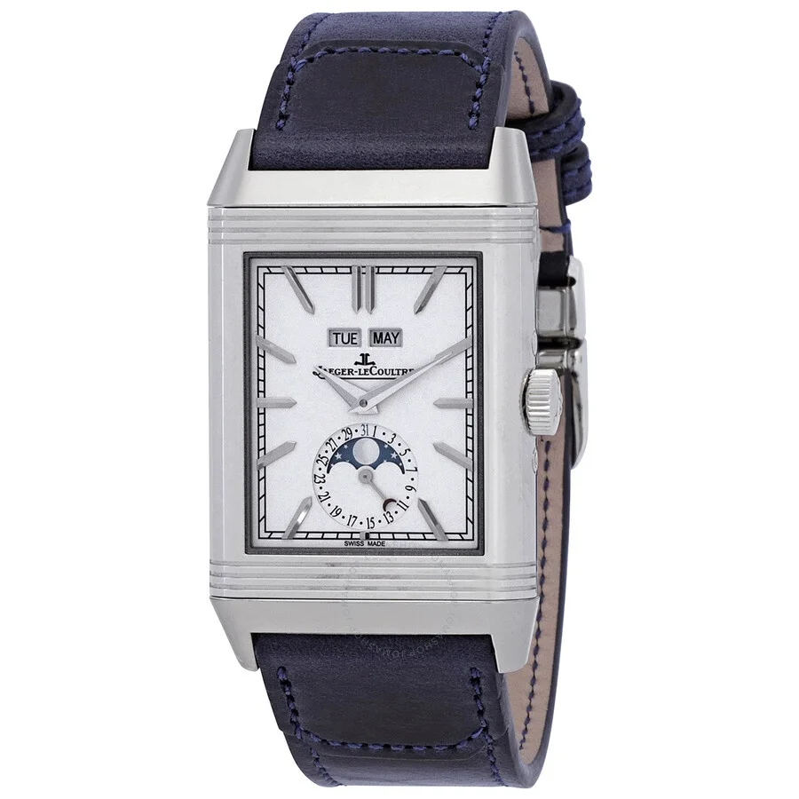 Jaeger LeCoultre Reverso Tribute Hand Wind White Dial Men's Watch Q3918420 - 1
