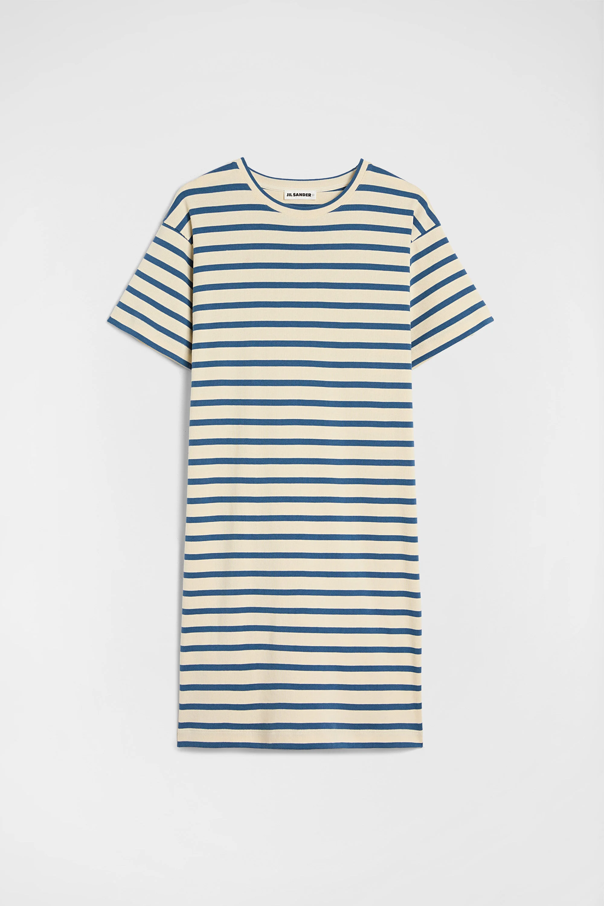 Cotton Crew-Neck Dress - 1